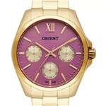 Ficha técnica e caractérísticas do produto Relógio Orient Feminino Multifunção Fgssm050 R3kx Dourado