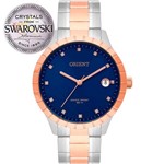 Ficha técnica e caractérísticas do produto Relógio Orient Feminino Swarovski Elements FTSS1116D1SR