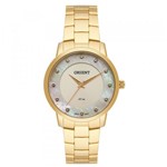 Ficha técnica e caractérísticas do produto Relógio Orient FGSS0112 C1KX Feminino Dourado Mostrador Madrepérola/dourado