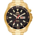 Ficha técnica e caractérísticas do produto Relógio Orient Masculino Dourado Automatico 469GP078P1KX