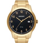 Ficha técnica e caractérísticas do produto Relógio Orient Masculino Dourado MGSS1185P2KX Analógico 5 Atm Cristal Mineral Tamanho Médio