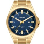 Ficha técnica e caractérísticas do produto Relógio Orient Masculino Dourado MGSS1188D2KX Analógico 5 Atm Cristal Mineral Tamanho Médio