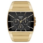 Ficha técnica e caractérísticas do produto Relógio Orient Masculino Ggssm001 P1kx Dourado Quadrado