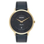 Ficha técnica e caractérísticas do produto Relógio Orient Masculino MGSCS007 G1PX Slim Dourado