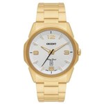 Ficha técnica e caractérísticas do produto Relógio Orient Masculino Mgss1097 S2kx Dourado Aço Analogico