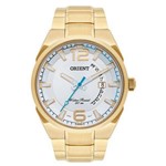 Ficha técnica e caractérísticas do produto Relogio Orient Masculino Mgss1159 S2kx Dourado Branco