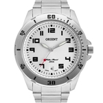 Ficha técnica e caractérísticas do produto Relógio Orient Masculino Prata Analógico Social Mbss1155a s2sx Mostrador Branco