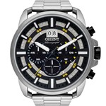 Ficha técnica e caractérísticas do produto Relógio Orient Masculino Prata Chronograph MBSSC203P1SX