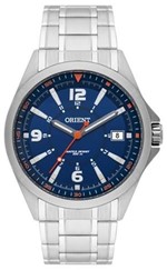 Ficha técnica e caractérísticas do produto Relógio Orient Masculino Prata Fundo Azul Aço Mbss1270 D2sx