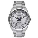 Ficha técnica e caractérísticas do produto Relógio Orient Masculino Prata Fundo Branco - Mbss1359-S2sx