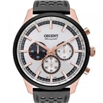 Ficha técnica e caractérísticas do produto Relógio Orient Masculino Preto Chronograph MTSCC038S1PX Analógico 5 Atm Cristal Mineral