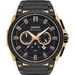 Ficha técnica e caractérísticas do produto Relógio Orient Masculino Preto Chronograph MTSSC019P1PX Analógico 10 Atm Cristal Mineral