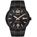 Ficha técnica e caractérísticas do produto Relógio Orient Masculino Preto com Dourado - MPSS1023 P2PX