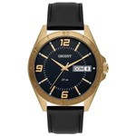 Ficha técnica e caractérísticas do produto Relógio Orient MGSC2002 P2PX Dourado Pulseira Couro