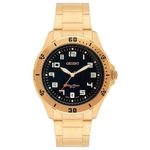 Ficha técnica e caractérísticas do produto Relógio Orient MGSS1105A P2KX masculino dourado mostrador preto