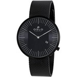 Ficha técnica e caractérísticas do produto Relógio Oslo Masculino Preto Moldeo Mesh - OMPSSS9U0005