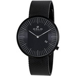 Relógio Oslo Masculino Preto Moldeo Mesh - OMPSSS9U0005