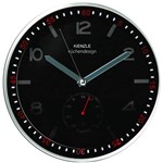 Ficha técnica e caractérísticas do produto Relógio Parede 30cm Black Cozinha Termômetro Preto Kienzle