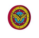 Ficha técnica e caractérísticas do produto Relógio Parede 30cm Logo Mulher Maravilha DC Comics - Urban