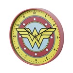Relógio Parede 30cm Logo Mulher Maravilha DC Comics - Urban