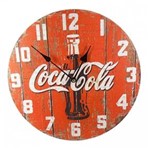 Ficha técnica e caractérísticas do produto Relogio Parede 34Cm Coca Cola