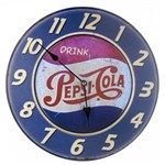 Ficha técnica e caractérísticas do produto Relogio Parede 34cm Pepsi Cola
