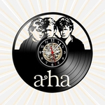 Ficha técnica e caractérísticas do produto Relógio Parede A-ha Banda Rock Musica Vinil LP Decoração Art