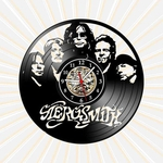Ficha técnica e caractérísticas do produto Relógio Parede Aerosmith Bandas Rock Musica Vinil LP Arte