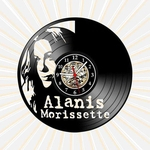 Ficha técnica e caractérísticas do produto Relógio Parede Alanis Morrissette Bandas Musica Vinil LP