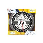 Ficha técnica e caractérísticas do produto Relógio Parede Analogico Redondo Wood Route 66 Arizona 29 Cm