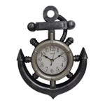 Ficha técnica e caractérísticas do produto Relógio Parede Âncora Decorativo Marítimos Anchor Watch