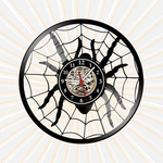 Ficha técnica e caractérísticas do produto Relógio Parede Aranha Spider Bichos Nerd Geek Vinil LP Arte