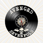 Ficha técnica e caractérísticas do produto Relógio Parede Avenged Sevenfold Bandas Metal Core Vinil LP