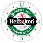 Relógio Parede Bar Cerveja Churrasco Heineken