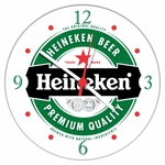 Ficha técnica e caractérísticas do produto Relógio Parede Bar Cerveja Churrasco Heineken