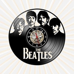 Ficha técnica e caractérísticas do produto Relógio Parede Beatles Bandas Rock Musica Vinil LP Decor