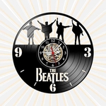 Ficha técnica e caractérísticas do produto Relógio Parede Beatles Bandas rock Rockabilly 50 Vinil LP