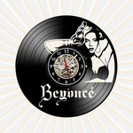 Ficha técnica e caractérísticas do produto Relógio Parede Beyonce Pop Internacional Musica Vinil LP