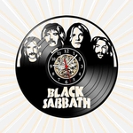 Ficha técnica e caractérísticas do produto Relógio Parede Black Sabbath Disco Vinil LP Decoração Retrô