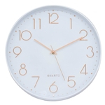 Ficha técnica e caractérísticas do produto Relógio Parede Branco 35x35cm