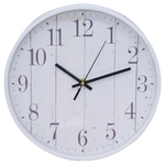 Ficha técnica e caractérísticas do produto Relógio Parede Branco 27.5x27.5cm