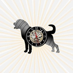 Ficha técnica e caractérísticas do produto Relógio Parede Cachorro Dog Pet Petshop Veterinária Vinil LP