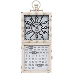 Ficha técnica e caractérísticas do produto Relógio Parede Calendário/Porta Chave Branco - Oldway