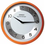 Ficha técnica e caractérísticas do produto Relógio Parede Carrot 30cm Cozinha Laranja Novo Kienzle
