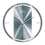 Ficha técnica e caractérísticas do produto Relógio Parede Cinza 30 Cm Novo Alumínio Diamantado Kienzle
