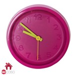 Ficha técnica e caractérísticas do produto Relógio Parede Color Clock - Pink