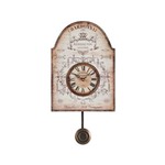 Ficha técnica e caractérísticas do produto Relógio Parede com Pêndulo Chardonnay