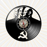 Ficha técnica e caractérísticas do produto Relógio Parede Comunistas Vinil LP Politica Revolução Arte