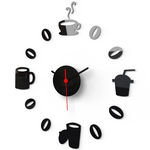 Ficha técnica e caractérísticas do produto Relógio Parede Cozinha Grande Personalizado Sala Café 35cm