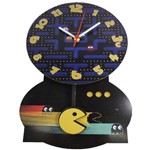 Ficha técnica e caractérísticas do produto Relógio Parede de Pêndulo - Pacman